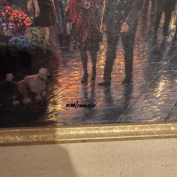 Thomas Kinkade New York 5th Avenue Gallery Proof - Picture 2 of 8